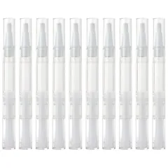 新品 ツイストペン 10本入り 3ml ネイルブラシペン ネイルオイルペン ペンタイプ 詰め替え容器 ブラシ プラスチック 詰め替え 容器 旅行小物 衛生 便利 清潔