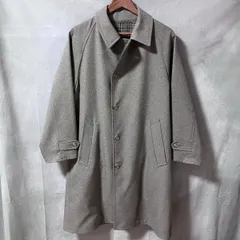 BEAUTY&YOUTH UNITED ARROWS ポリエステル ジャカード リバーシブル バルカラー ステンカラー コート size.L グレー タッタソールチェック