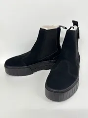 C933 D PUMA プーマ メイズ チェルシー スウェード ウィメンズ ブラック 23.5cm 厚底