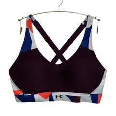 新品未使用✨アンダーアーマー UNDER ARMOUR スポーツブラ LGサイズ ミッドインパクト マルチカラー