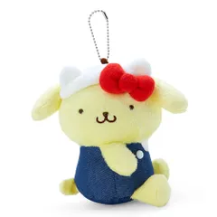 サンリオ(SANRIO) HELLO みんな! ポムポムプリン POMPOMPURIN プリン マスコットホルダー 12×13×11cm アクリル 805742 [ポムポムプリン]