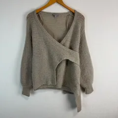 COS カーディガン ニット ベージュ アースカラー レディース XSサイズ 古着 カジュアル