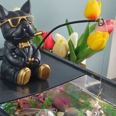 フレンチブルドッグ 置物 ゴールド サングラス ブルドッグ - メルカリ
