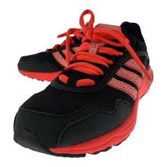 adidas アディダス PWI001001 ランニングシューズスニーカー size23.5/ブラック×ネオンピンク