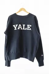 チャンピオン CHAMPION USA製 YALE イェール REVERSE WEAVE リバースウィーブ スウェット トレーナー XL 紺 ネイビー ブランド古着ベクトル 中古 250723 