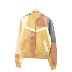 Martin Margiela (マルタンマルジェラ) 07SS 本人期 レザー ナイロン切り替え パッチワークジャケット ブルゾン 02044 02 01 0071 マルチカラーのサムネイル