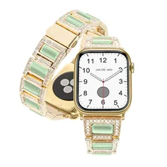 【新品】 Handodo コンパチブル Apple Watch バンド ダイヤモンドキャッツアイ レディース キラキラ ステンレス 42mm 41mm 40mm 38mm アップルウォッチ バンド 細い おしゃれ Ultra2/Ultra/Series 1 0