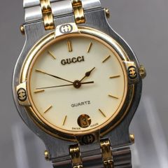 GUCCI グッチ 9400 クロノグラフ クォーツ メンズ腕時計 不動 - メルカリ
