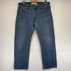 古着 リーバイス Levi's デニムパンツ 505 ストレート ジーンズ ジーパン 5ポケット 長ズボン ジップフライ w36 L30  ブルー メンズ