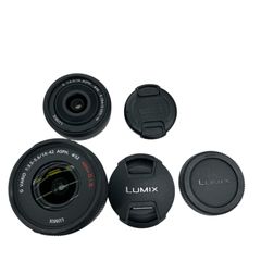 186000 現状品 Panasonic LUMIX G VARIO 14-42mm LUMIX G 14mm/F2.5　2点まとめ売り