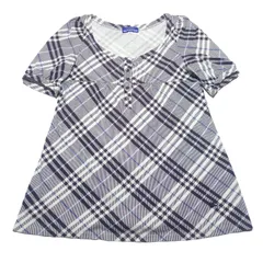 バーバリー ブルーレーベル ノバチェック 半袖 カットソー チュニック 38サイズ Burberry