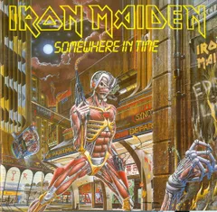 レア　ポスター&ブック付　アイアンメイデンsomewhere In　レコード Iron Maiden – Somewhere In Time – 2 x Vinyl (Special Edition
