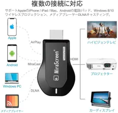 最新版 ミラスクリーン ミラーキャストTVに出力 ストリーミング 互換品