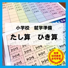 たし算 ひき算 算数　計算　知育教材　幼児教育
