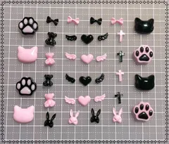 地雷系 ❤︎ 量産型 ❤︎ ゆめかわ ❤︎ 肉球 ネイルパーツ