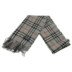 BURBERRY LONDON(バーバリーロンドン) カシミヤバーバリーチェックマフラー グレーのサムネイル