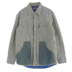 HOLLYWOOD RANCH MARKET ハリウッドランチマーケット BLUE BLUE ブルーブルー ストライプ 内キルティング ヒッコリー ジャケット 1【中古】のサムネイル