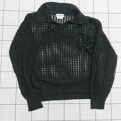 ◇ Θ チャオパニックティピー 透け柄 長袖 シースルー長袖ニット サイズOne ブラック系 レディース E  【1509100031970】