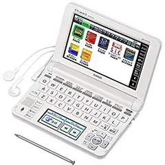 【中古】カシオ EX-word 高校生向け電子辞書　XD-U4700　ホワイト（高校/大学受験対応140コンテンツ　XD-U4800生協・学校販売版） dwos6rj
