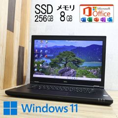 ★完動品 高性能6世代i3！SSD256GB メモリ8GB★VK23LA-Y Core i3-6100U Win11 MS Office2019 Home&Business ノートパソコン★P88143