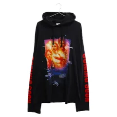 VETEMENTS (ヴェトモン) 19AW×Star Wars Movie Poster 2 Hooded Long Sleeve USW21LS019×スターウォーズ ムービーポスター2フーデッドロングスリーブTシャツ ブラックのサムネイル