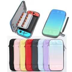 Switch ケース 耐衝撃 ニンテンドースイッチ キャリング SWITCH OLED 対応 薄型 収納バッグ ポータブル ハードケース コントローラー 保護カバー ゲームカード収納 軽量【Switch/Switch 有機ELモテル対応】5カラー