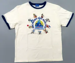 【中古】Tシャツ ミッキーマウス Tシャツ クリーム LLサイズ 「東京ディズニーリゾート40周年 メモリーゴーラウンド」 東京ディズニーリゾート限定