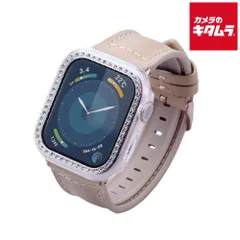 【新品】エレコム AW-23BBPPJACR ハードバンパー &me ストーン付 オーロラクリア（Apple Watch 41mm用）