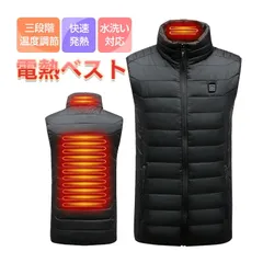 【バッテリーは別売り】 電熱ジャケット 電熱ベスト ヒーター付きベスト ヒーター内蔵 ホットベスト USB加熱 バッテリー充電USB給電 ヒートジャケット 防寒ベスト 男女兼用 発熱ワイヤ内蔵 3段温度調節 薄い