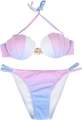 TOKYO GOODS MARKET 定番 ホルターネック デザイン ビキニ 水着 リゾート( D,  S)