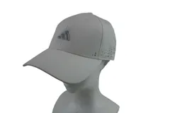 【美品】adidas(アディダス) キャップ 白 レディース フリーサイズ ゴルフウェア 2507-0283 中古