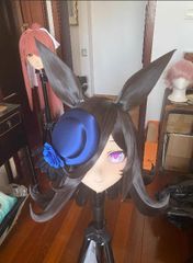 着ぐるみヘッド ファースーツ ヒョウ柄 Aタイプ 豹 ギャル 黒肌