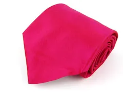 ジャンニ・ヴェルサーチ ブランドネクタイ 無地 シルク イタリア製 未使用品  メンズ レッド Gianni Versace