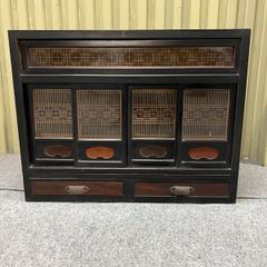 輪島塗 茶棚 飾り棚 茶箪笥 煎茶棚 棚 箪笥 和家具 座敷 蒔絵 漆塗り
