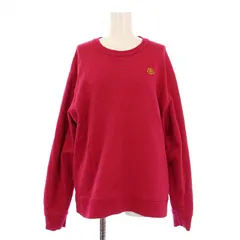ケンゾー タイガークレストクラシックスウェット トレーナー 長袖 クルーネック ストレッチ 裏起毛 ワンポイント L ピンク ケンゾー KENZO TIGER CREST CLASSIC SWEAT タイガークレスト