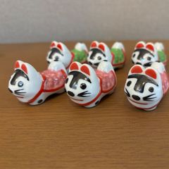 ✨セール✨【和　MANHATTANER’S 】箸置き5個セット　猫 ✨セール✨【和 MANHATTANER'S 】箸置き5個セット 猫 | Mercari