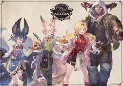【中古】食器 ゼタ＆バザラガ＆コウ＆ヨウ 描き下ろし紙製ランチョンマット 「GRANBLUE FANTASY-グランブルーファンタジー-×PASELA RESORTS グランサイファーキッチン」 第14弾季節限定メニュー注文特典