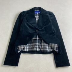 BURBERRY ダークデニム ラビットファー襟 ジャケット 38 - メルカリ