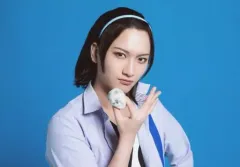 【中古】生写真(男性) 秋葉友佑(東堂尽八)/横型・バストアップ・背景青・キャラクターショット/舞台『弱虫ペダル』新インターハイ篇～制・限・解・除(リミットブレイカー)～ランダムブロマイド