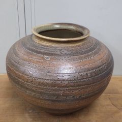 信楽焼き 花瓶 花器 フラワーベース 壺 詳細不明 同梱不可 併売