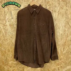 90s COUNTY SEAT コーデュロイ 長袖 シャツ メンズ Lサイズ 古着 ヴィンテージ カジュアル