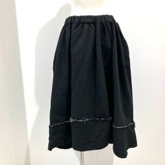 RK-S009 コムデギャルソン コムデギャルソン COMME des GARCONS COMME des GARCONS エステルギャバ ギャザースカート 黒 Sサイズ 2023年S/S