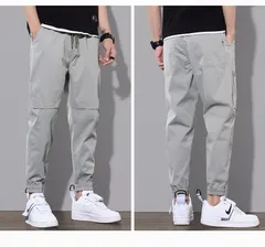 メンズ ワークパンツ カーゴパンツ  ジョガーパンツ ロングパンツ ロング丈 パンツ ズボン ウエストゴム ボトムス カジュアル おしゃれ メンズ服 メンズファッション 夏 サマー 夏服zhenghao33