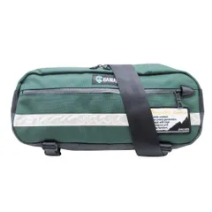 美品 master-piece×CAMAC マスターピース キャマック別注 ボディバッグ ウエストバッグ クロスボディ カバン 鞄 緑×黒 メンズ 古着 中古 USED