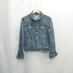 ◇ Θ ZARA BASIC ザラ ベーシック 長袖 デニムジャケット サイズUSA M ネイビー系 レディース E  【1505220009912】