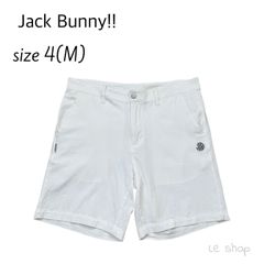 Jack Bunny!! ジャックバニー ショートパンツ 2025モデル Mサイズ ホワイト ゴルフウェア メンズ 中古