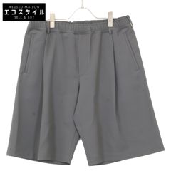 N.Hoolywood エヌハリウッド ｸﾞﾚｰ 2241-CP52-004 TUCKES HALF PANTS 40  