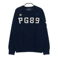 サイズ：1 PEARLY GATES パーリーゲイツ  ニットセーター カシミヤ混 ニコちゃん 星柄 ネイビー系 [240101438604] ゴルフウェア レディース ストスト