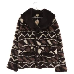 ISAMU KATAYAMA BACKLASH (イサムカタヤマバックラッシュ) 14AW RABBIT FUR ラビットファー ジャケット カウチン ブラウン 1454-01のサムネイル