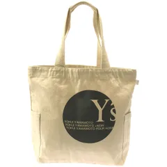 Y's ワイズ キャンバストートバッグ  アイボリーのサムネイル